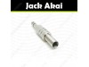 Akai Steel Jack Plug Stereo 6.5mm